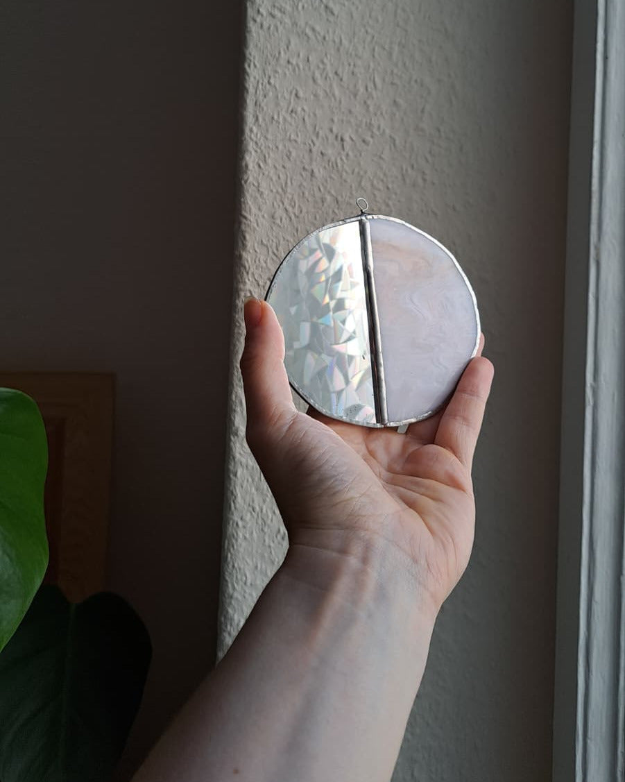 Moon Mirror | White streaked