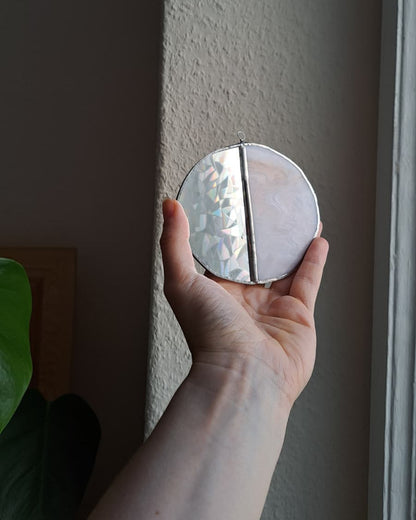 Moon Mirror | White streaked
